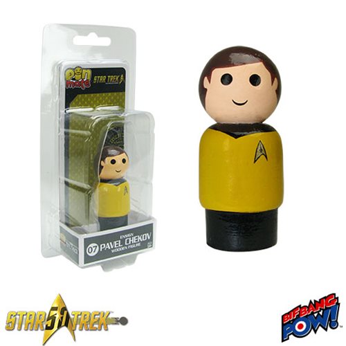 Star Trek: The Original Series Ensign Chekov Pin Mate Wooden Figure